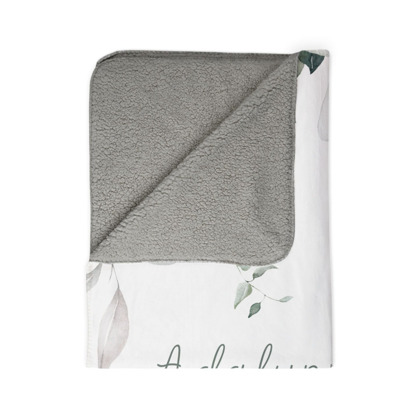 Leafy Greens - Personalized blanket to complement your wallpaper