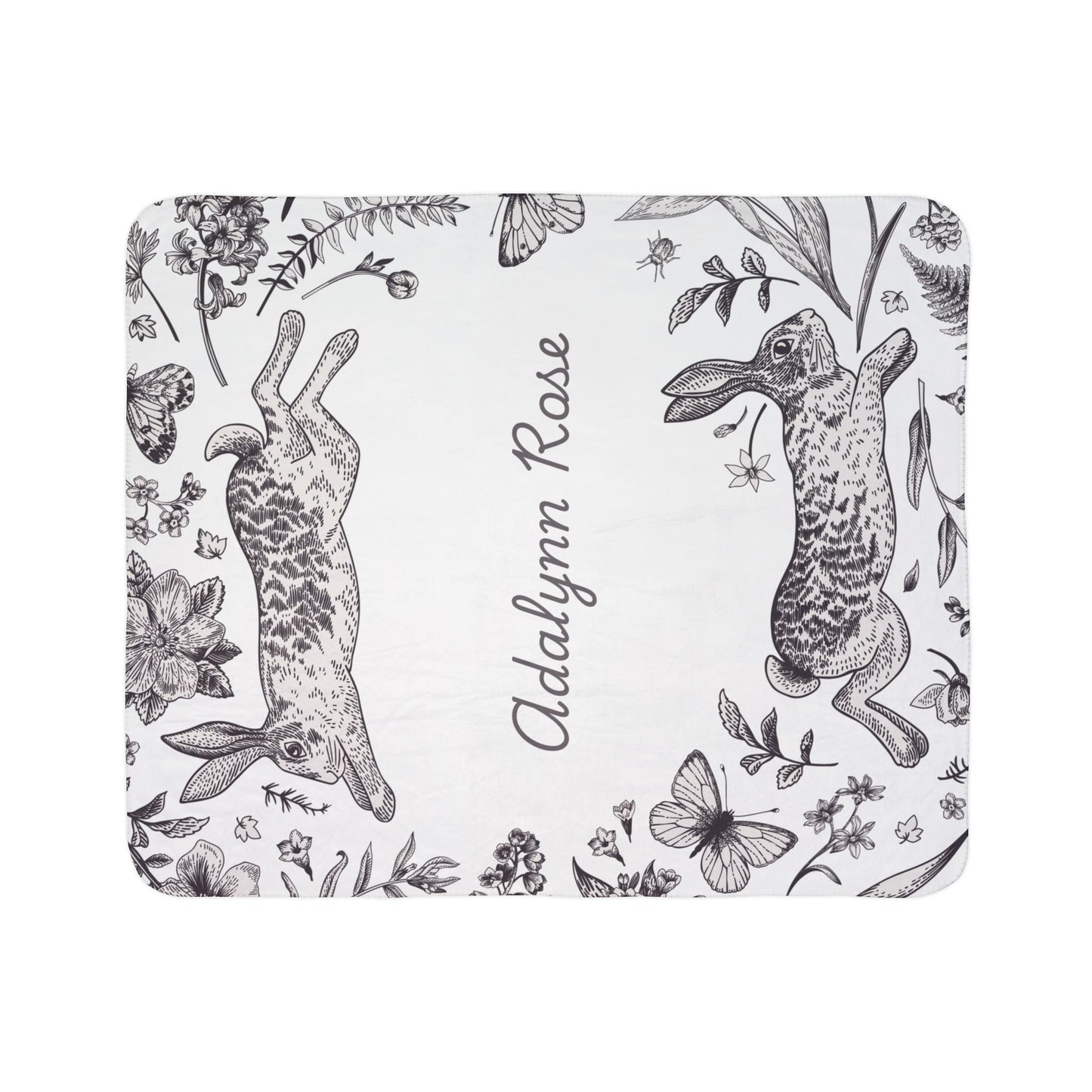 The Hare's Hollow - Personalize A Blanket To Compliment Your Wallpaper