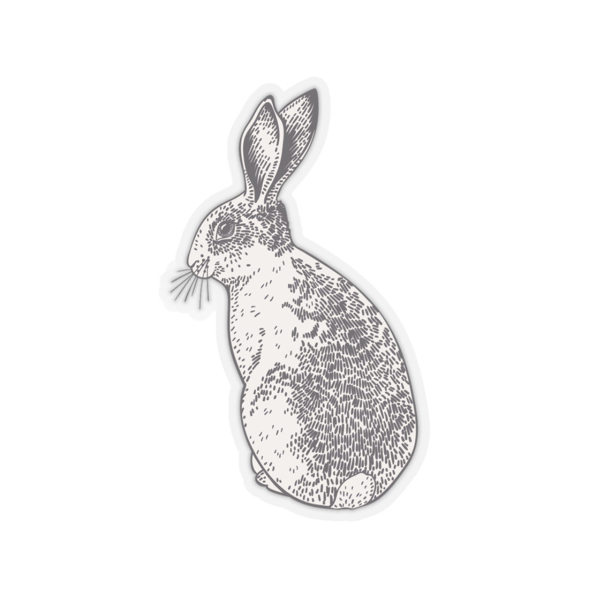 The Hare's Hollow -Adorable Bunny - Cut Stickers