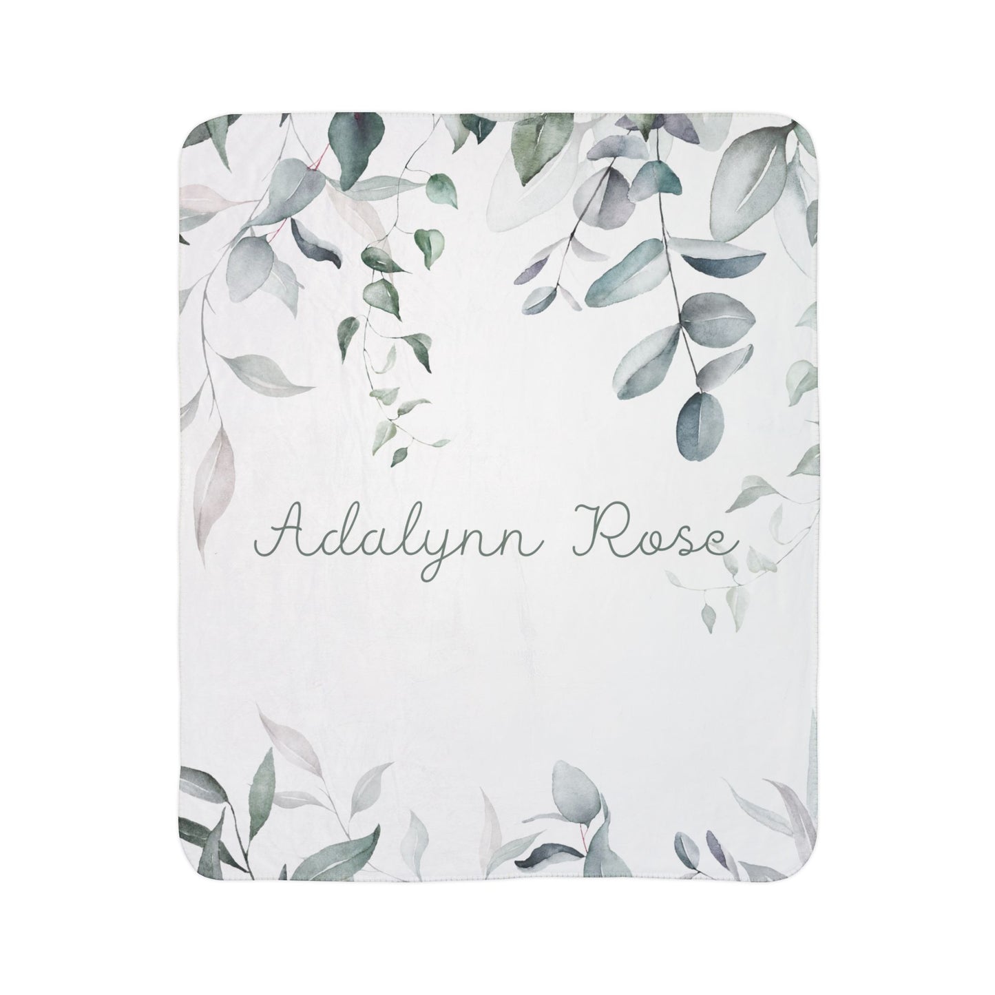 Leafy Greens - Personalized blanket to complement your wallpaper