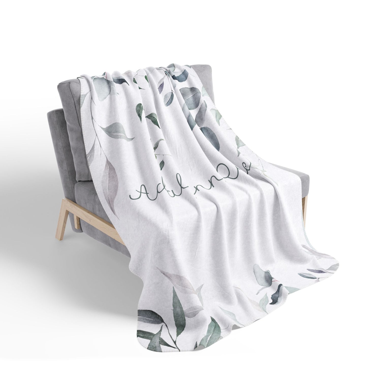 Leafy Greens - Personalized blanket to complement your wallpaper