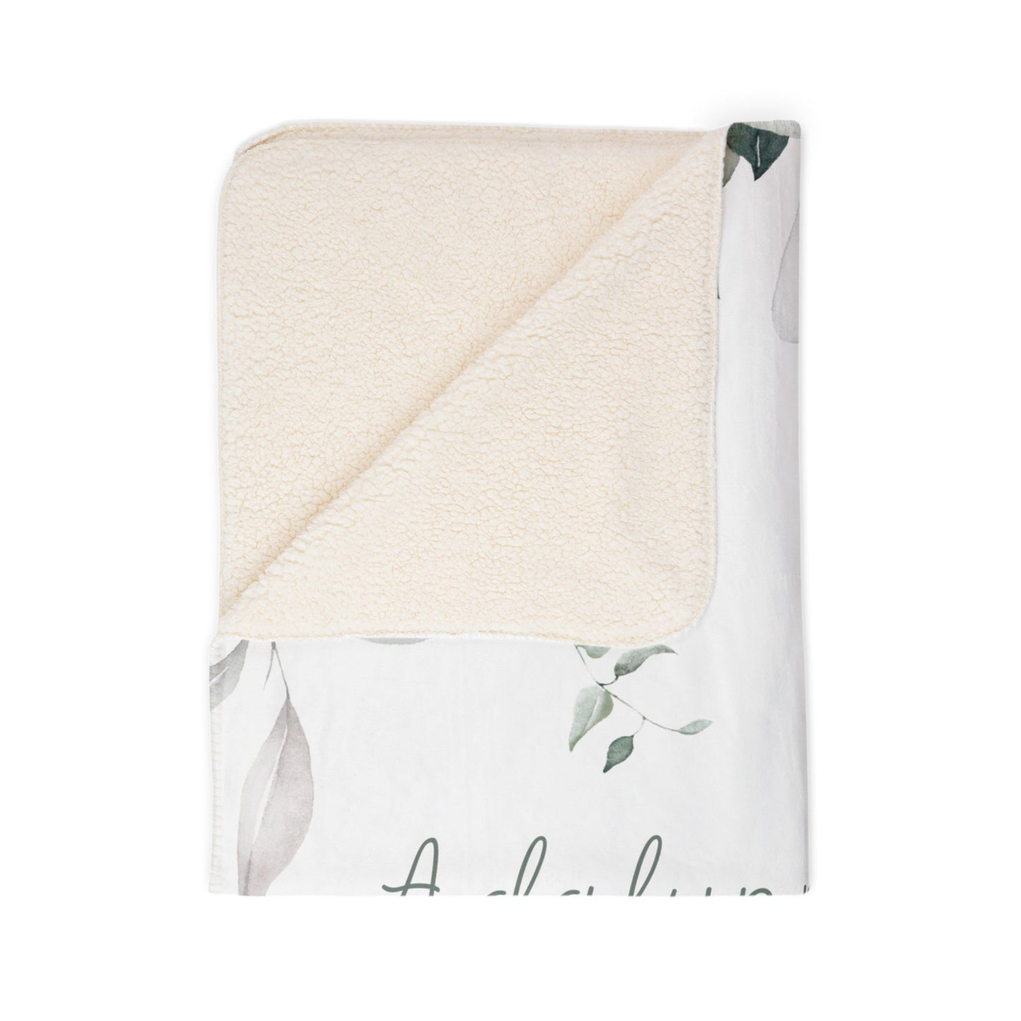 Leafy Greens - Personalized blanket to complement your wallpaper