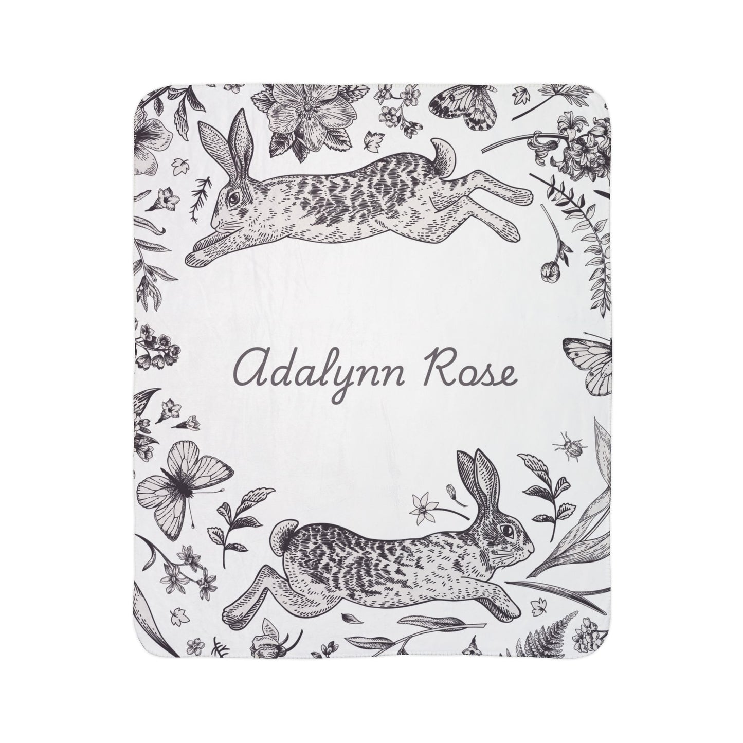 The Hare's Hollow - Personalize A Blanket To Compliment Your Wallpaper