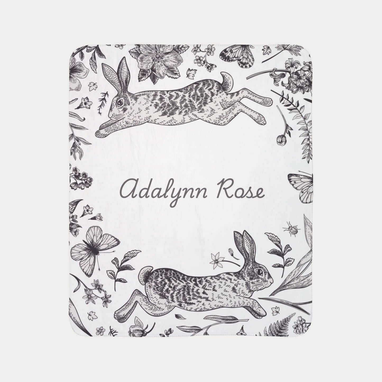 The Hare's Hollow - Personalize A Blanket To Compliment Your Wallpaper