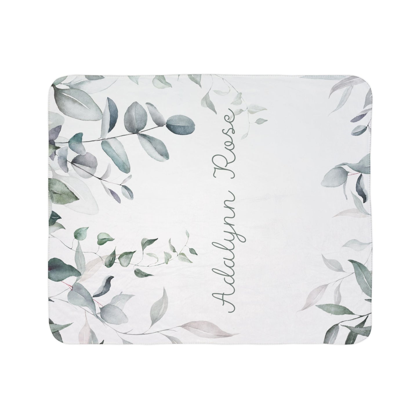 Leafy Greens - Personalized blanket to complement your wallpaper