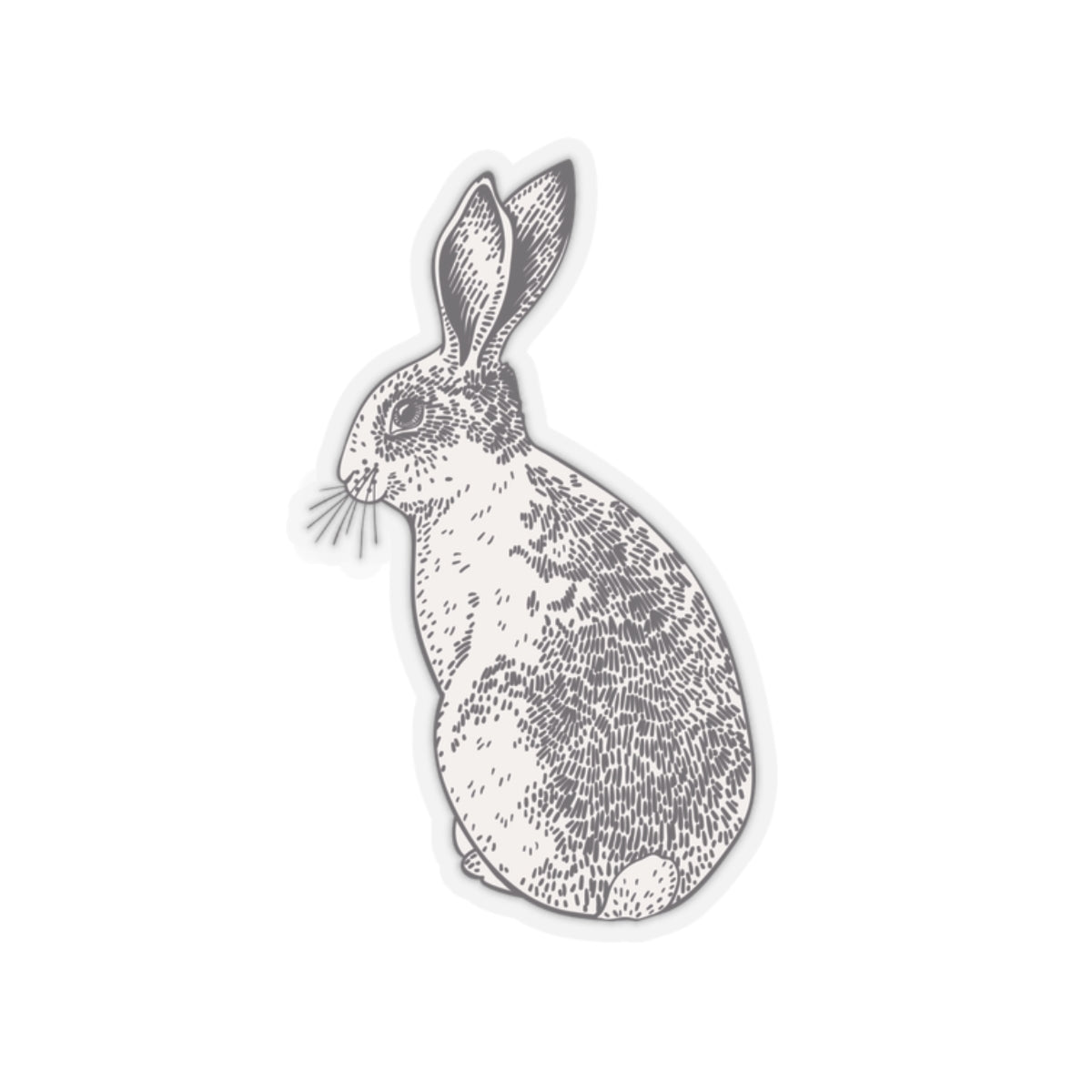 The Hare's Hollow -Adorable Bunny - Cut Stickers