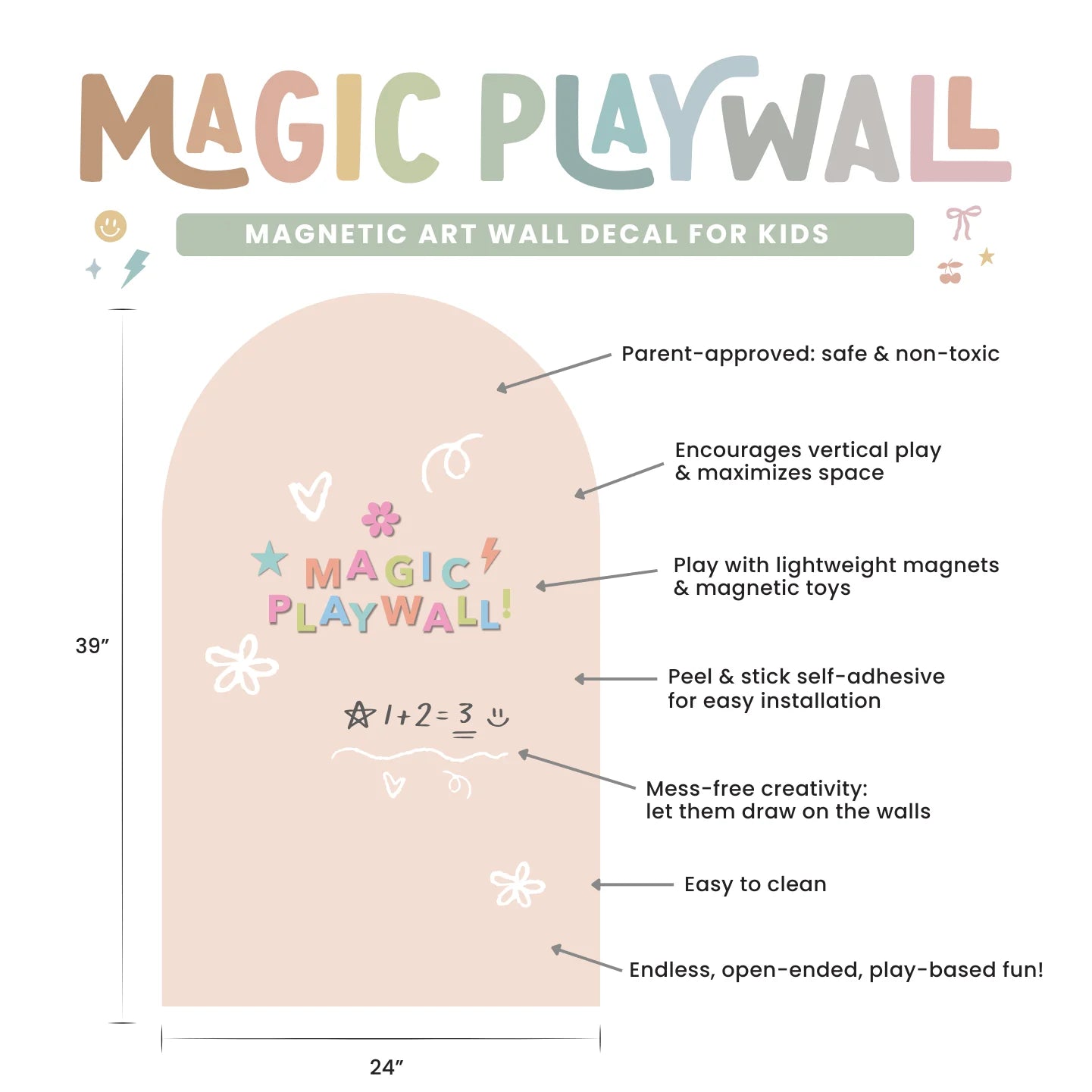 Magic Playwall - Arch Magnetic Wall